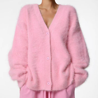 Womens Soft Long Sleeve Cardigan Sweater