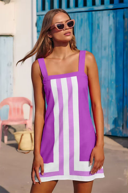 Casual en comfortabele jurk in vakantiestijl verschillende opties