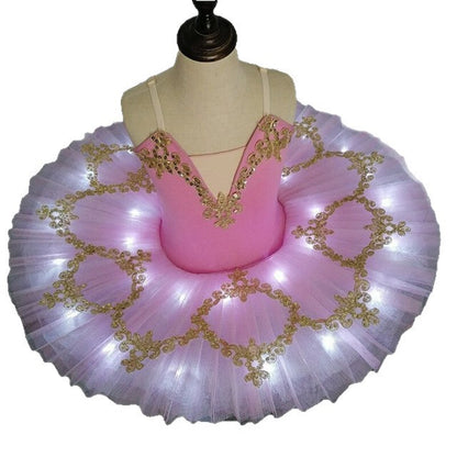 Professional Light-up Tutu Ballet Dress for Girls