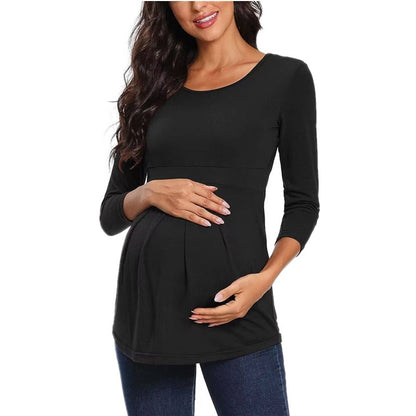 Maternity Ruffle Blouse