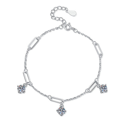 S925  1.5 karaat moissanite armband
