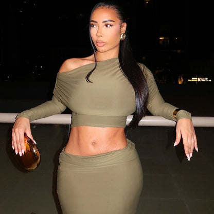 Comfortabel cropped dameskostuum