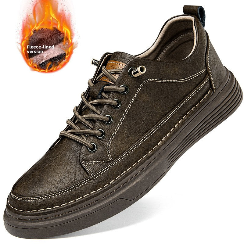 Mens Cowhide Casual Shoes
