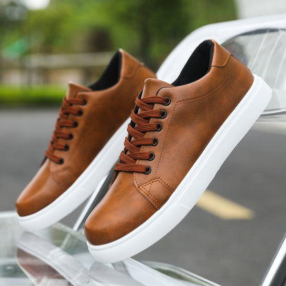 Mens Casual Shoes Waterproof Non Slip Sneakers Korean Style Board Shoes