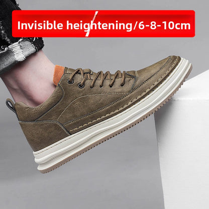 Men's Invisible Height Increasing Casual Sneakers Thick Sole Shoes