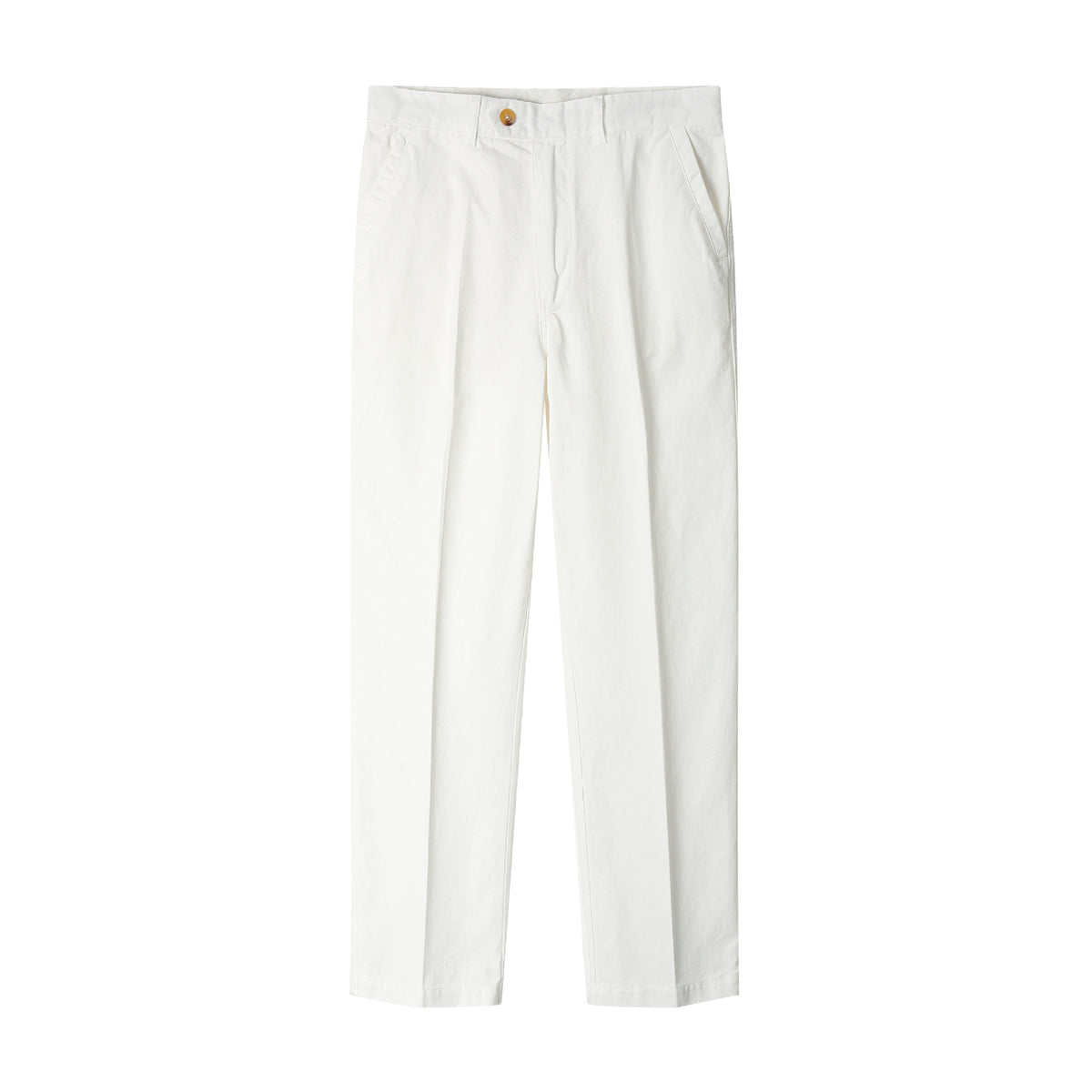 Men's Straight-Leg Cotton Casual Pants
