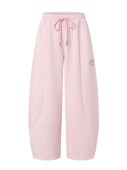 Floor-Length Drawstring Pants