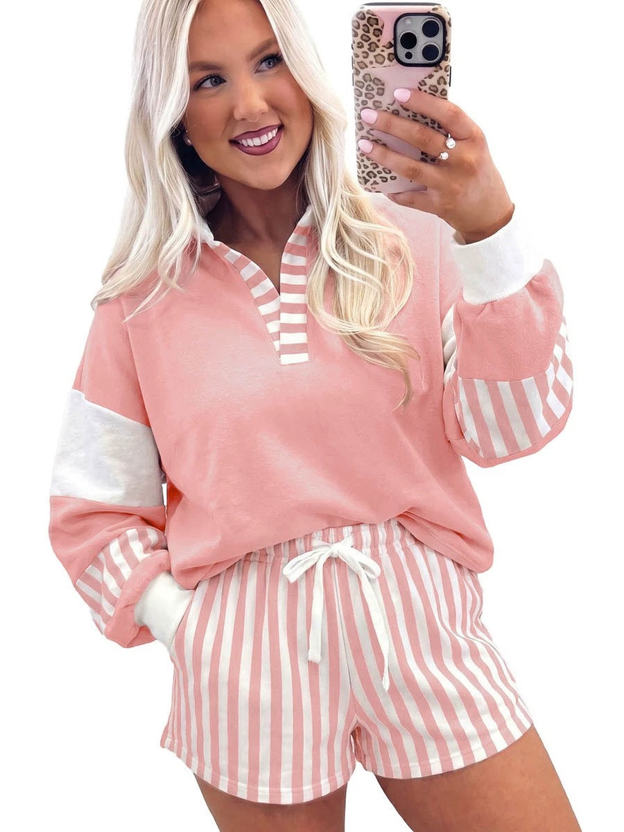 Drawstring Casual Suit