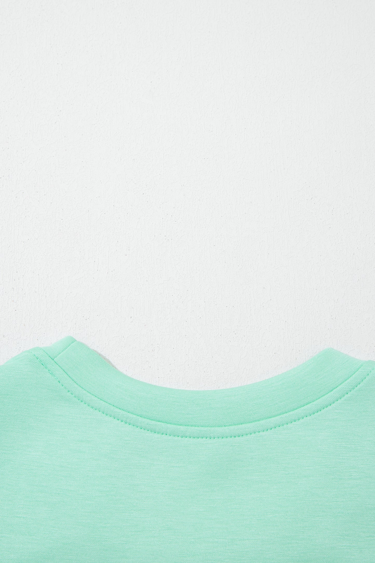 Moonlight Jade tweedelige casual set met elastische tailleband en trekkoord