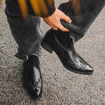 Western Style Hand-Painted Martin Boots