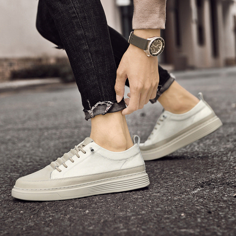 Klassieke retro casual PU-leren sneakers voor heren