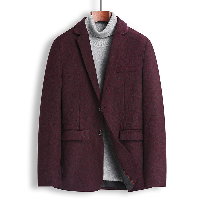 Men's woolen suit jacket