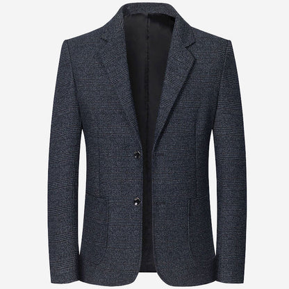 Plaid suit jacket