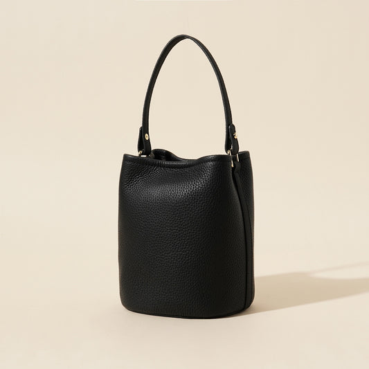Cowhide Water Bucket Bag