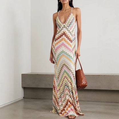 Floral Print Bodycon Dress Sleeveless Party Wear