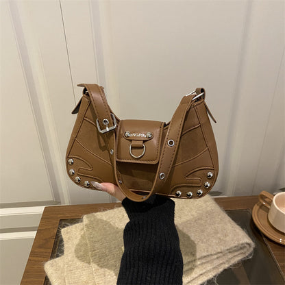 Retro Crossbody Bag with Shoulder Strap