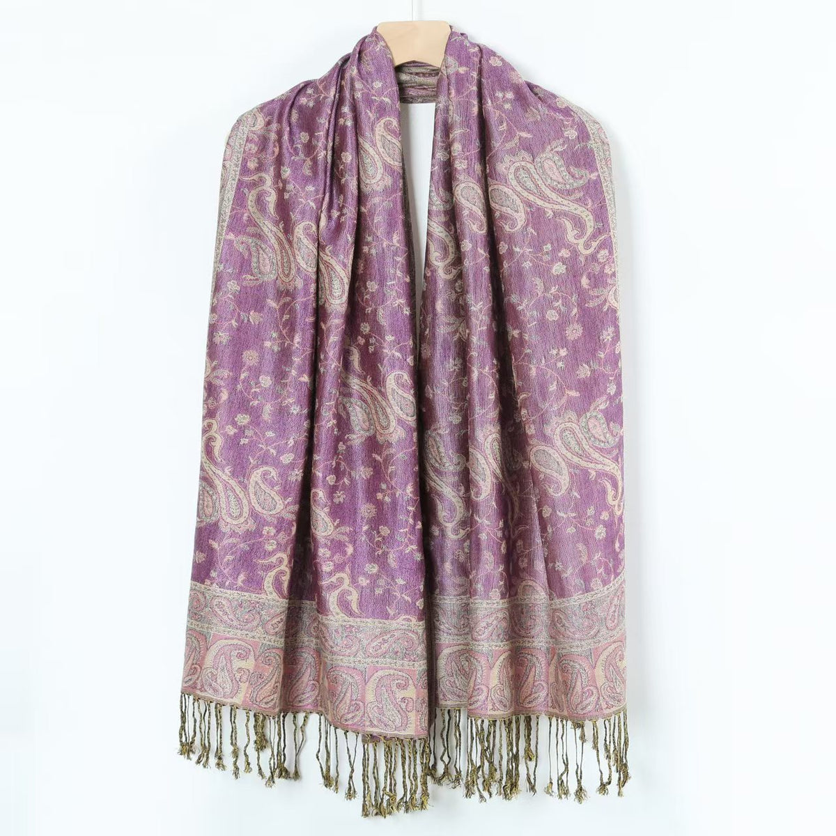 Women's Jacquard Imitation Cashmere Shawl Wrap Long Scarf