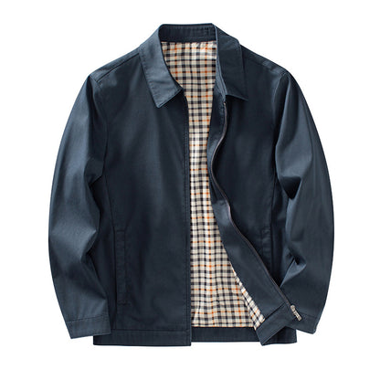 Mens Cotton Business Casual Jacket