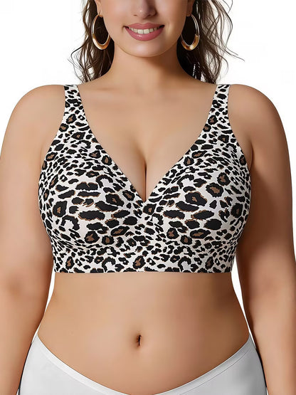 Supportive seamless breathable invisible bra