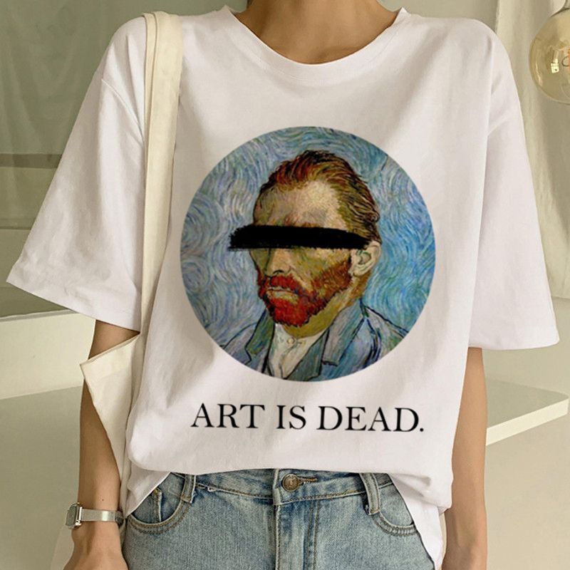 Van Gogh T-shirt Kunstschilderij T-shirt Dames