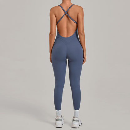 Seamless Yoga Fitness Jumpsuit