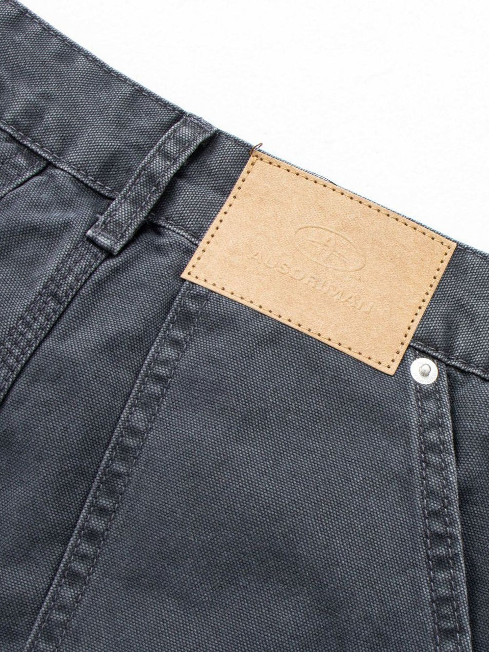 Katoenen cargobroek met wijde pijpen unisex