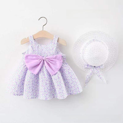 Girls Floral Summer Cotton Dress