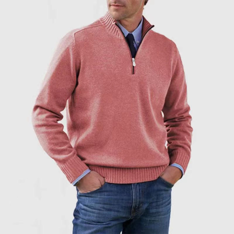 Mens Acrylic Knit Pullover Sweater