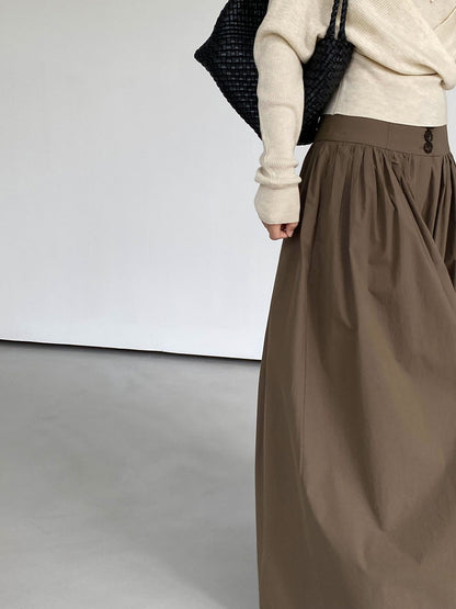 Womens High Waist Wide Leg Cotton Pants
