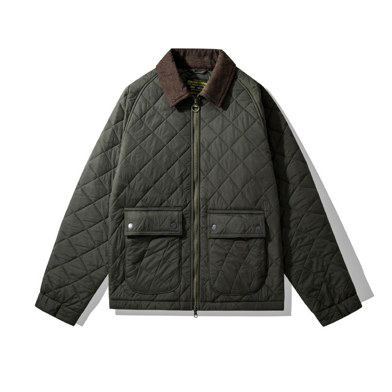 Klassieke gewatteerde corduroy jacket voor heren