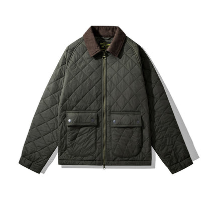 Klassieke gewatteerde corduroy jacket voor heren