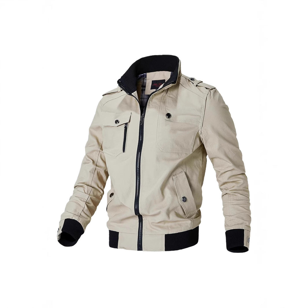 Fitted Zipper Jacket for Men
