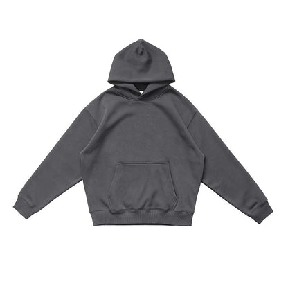 Thick-fabric hooded sweatshirt