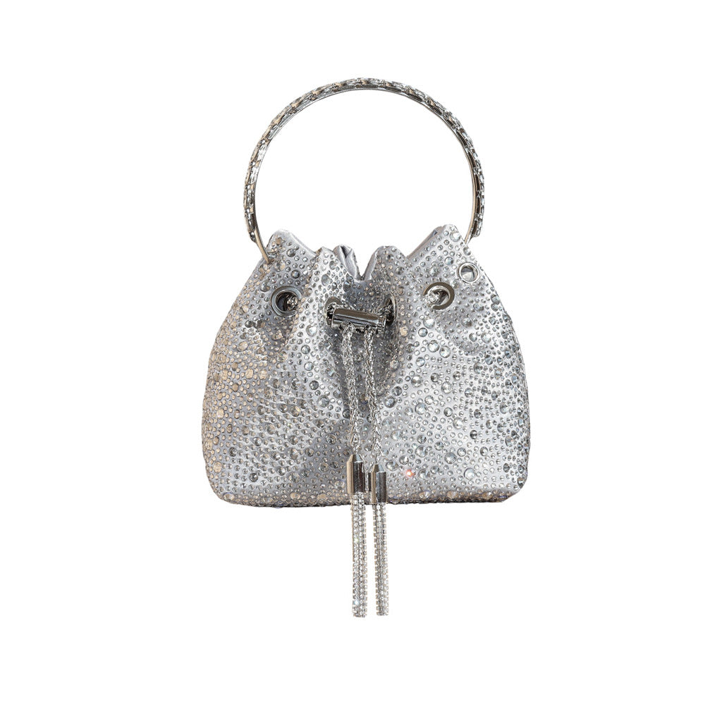 Diamond Crystal Bucket Bag