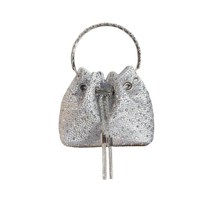 Diamond Crystal Bucket Bag