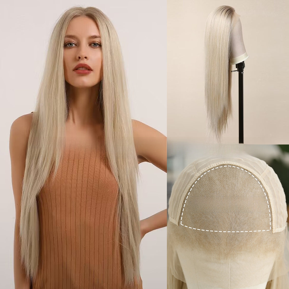 Lace Front Long Straight Wig