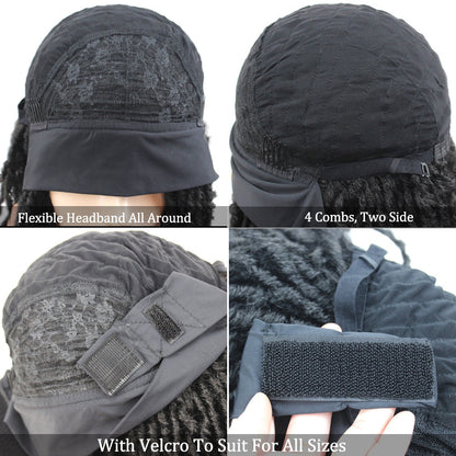 Dreadlock Crochet Headband Wig