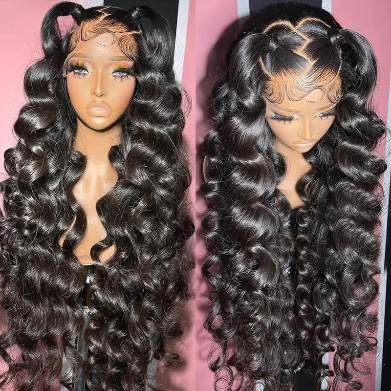 300 Density Loose Wave HD Lace Synthetische Wig
