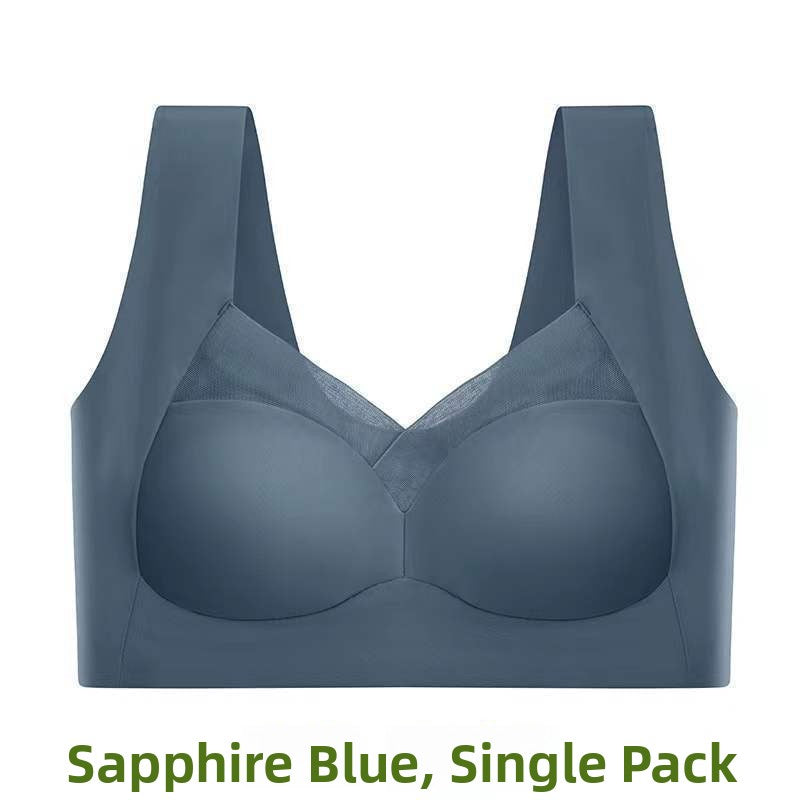 Wireless Seamless Push-Up Bra Ice Silk Lingerie
