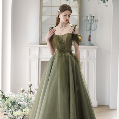 Elegant Strapless Long Evening Dress