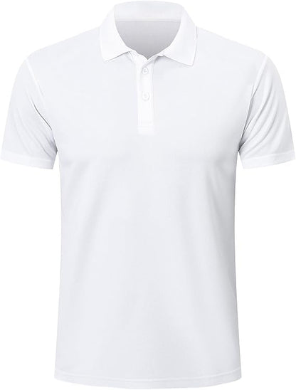 Mens Moisture Wicking Quick Dry Polo Shirt