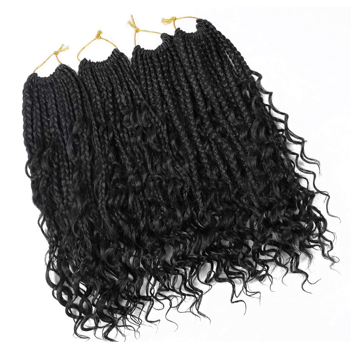 Synthetic fiber braids