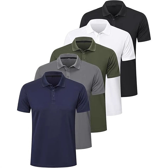 Mens Moisture Wicking Quick Dry Polo Shirt