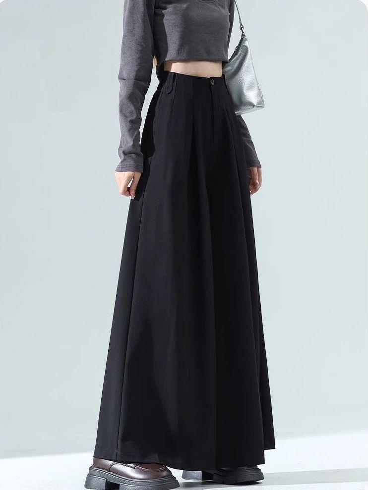 Spring and Autumn Suit Pants Skirt
