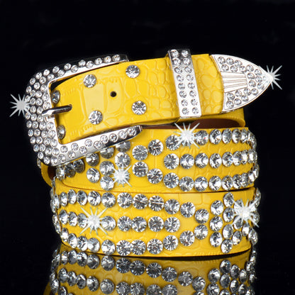 Rhinestone Decorative Waist Belt for Women