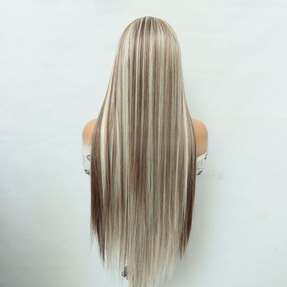 Front Lace Middle Part Synthetic Wig