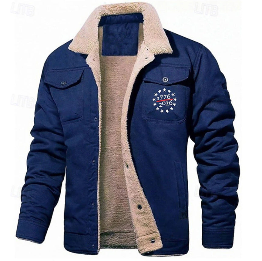 Fleece Lined Casual Jacket