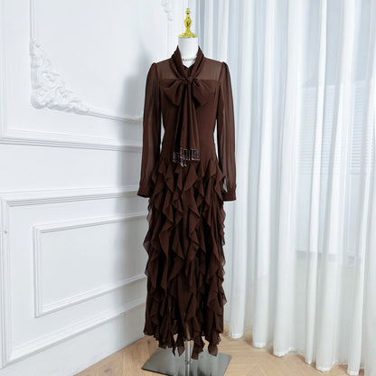 Fringed Elegant Fishtail Skirt