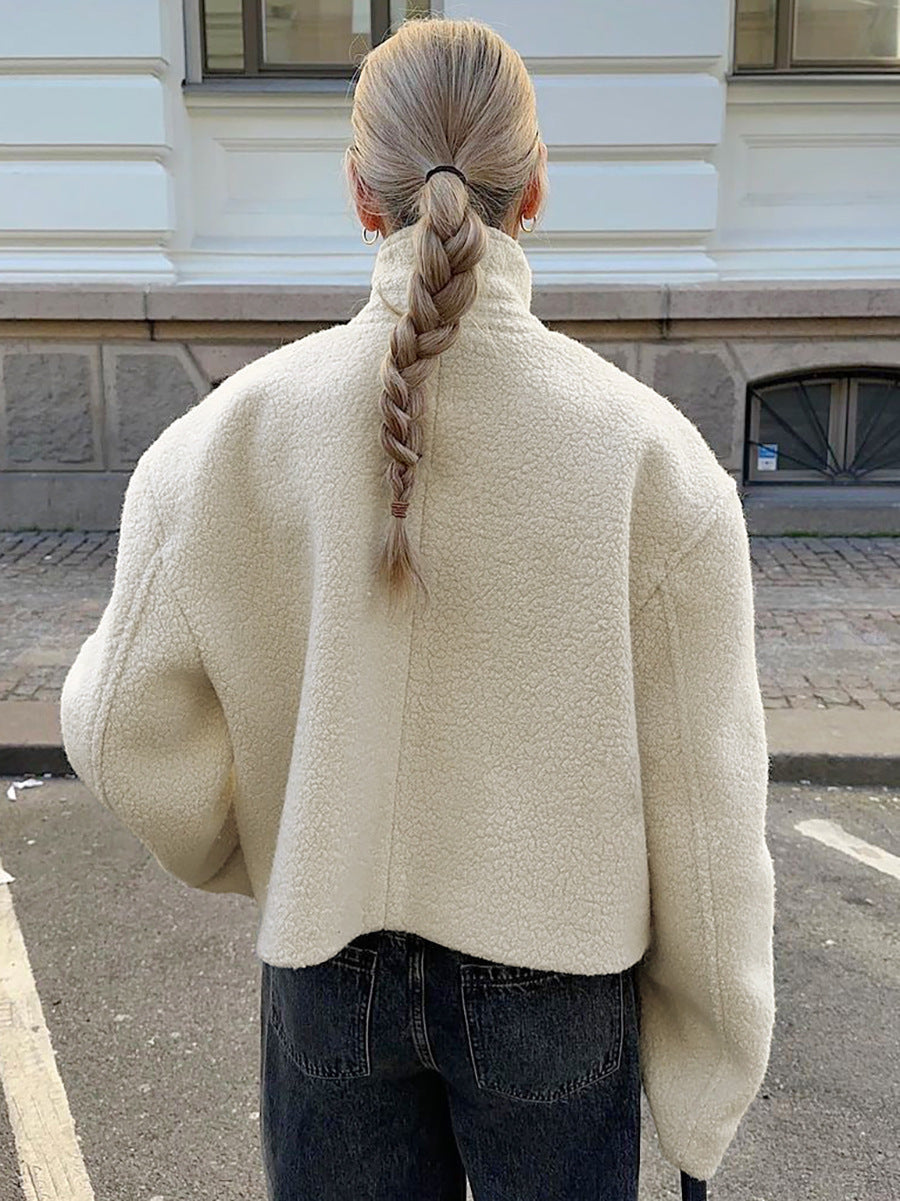 Europese en Amerikaanse herfst-winter Berber fleecejas