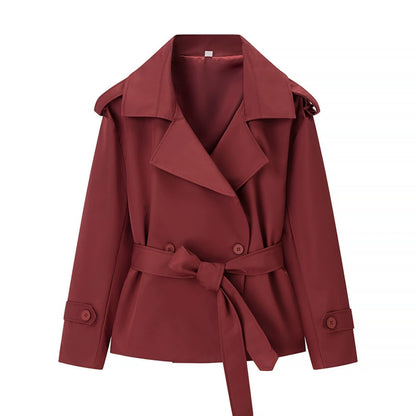 Womens Belted Short Jacket